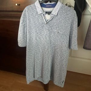 Ted Baker woven collar regular fit polo